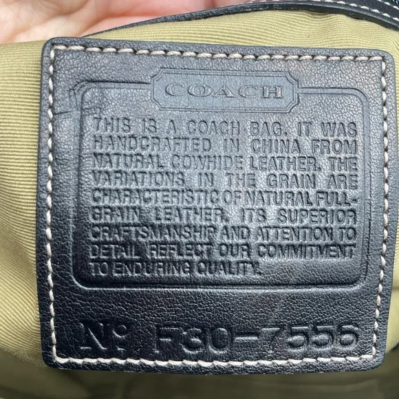 Coach Hampton EUC Black Leather Tote Bag - Picture 5 of 13